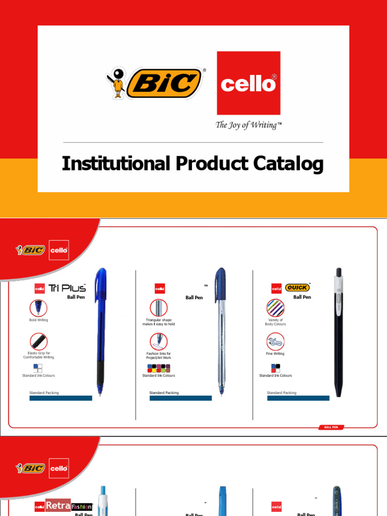 Cello Stationery Products Catalogue 2024 | PDF | Portable Tools ...
