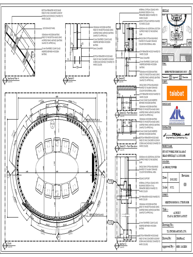 Meeting Room 1 @27th Floor | PDF | Screw | Building Materials