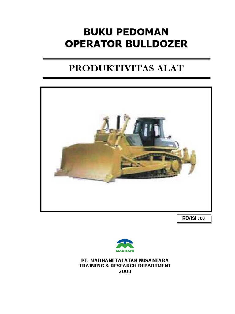 Buku Pedoman Operator Bulldozer | PDF