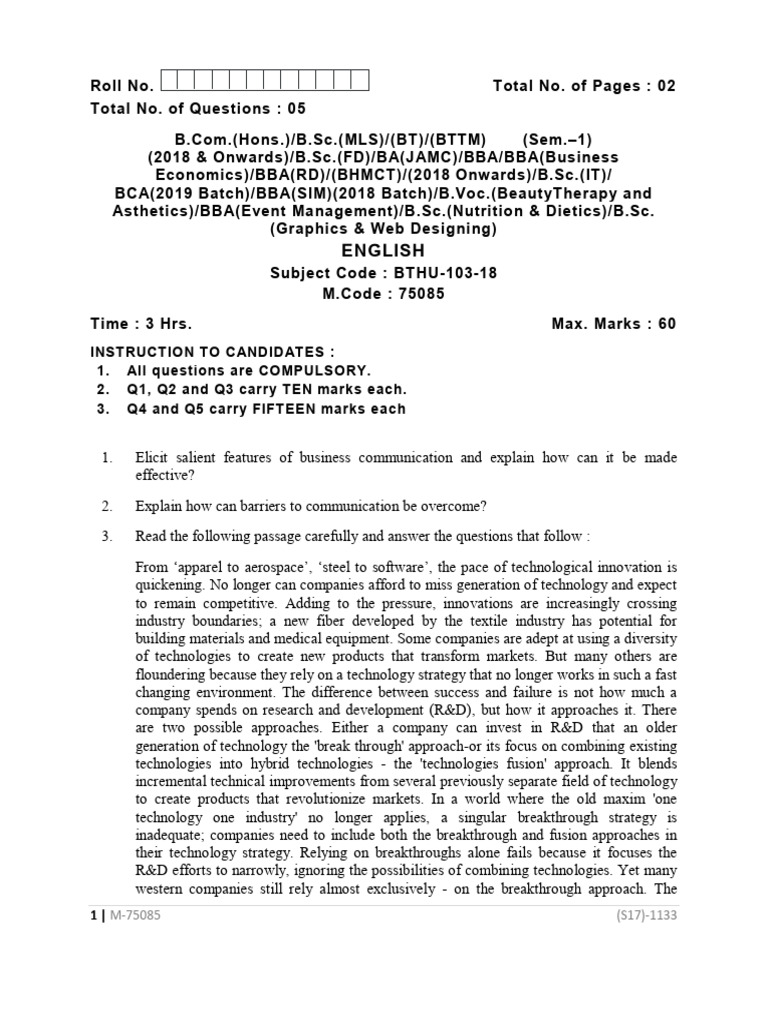 English | PDF | Innovation | Research And Development