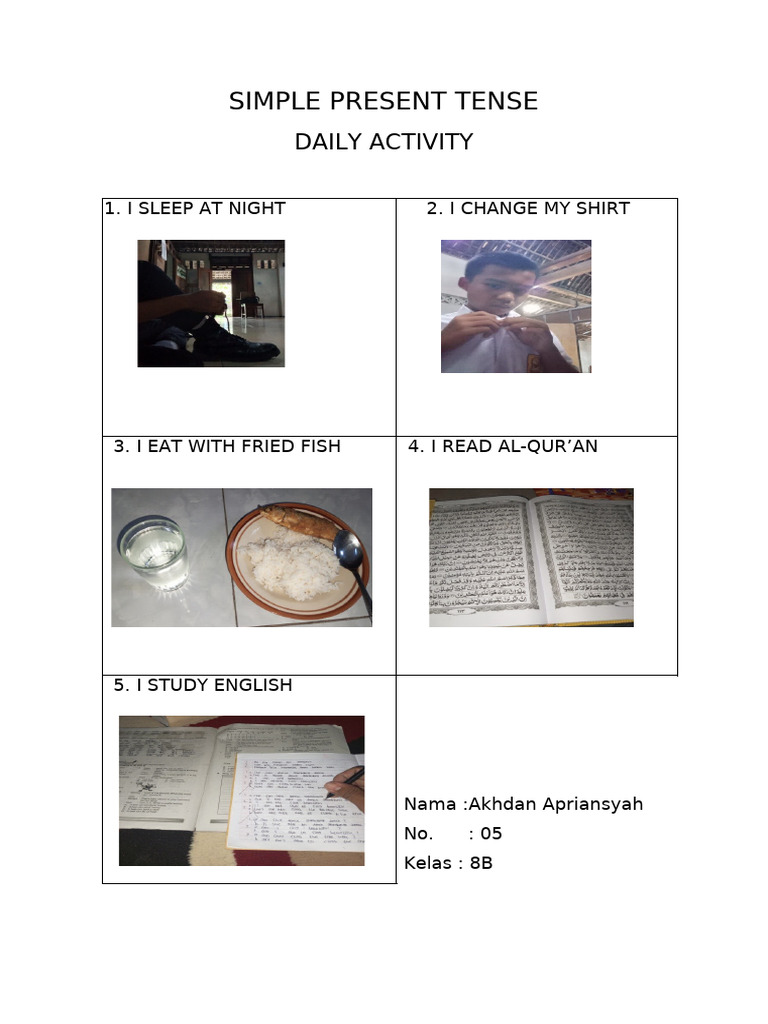 Simple Present Tense | PDF