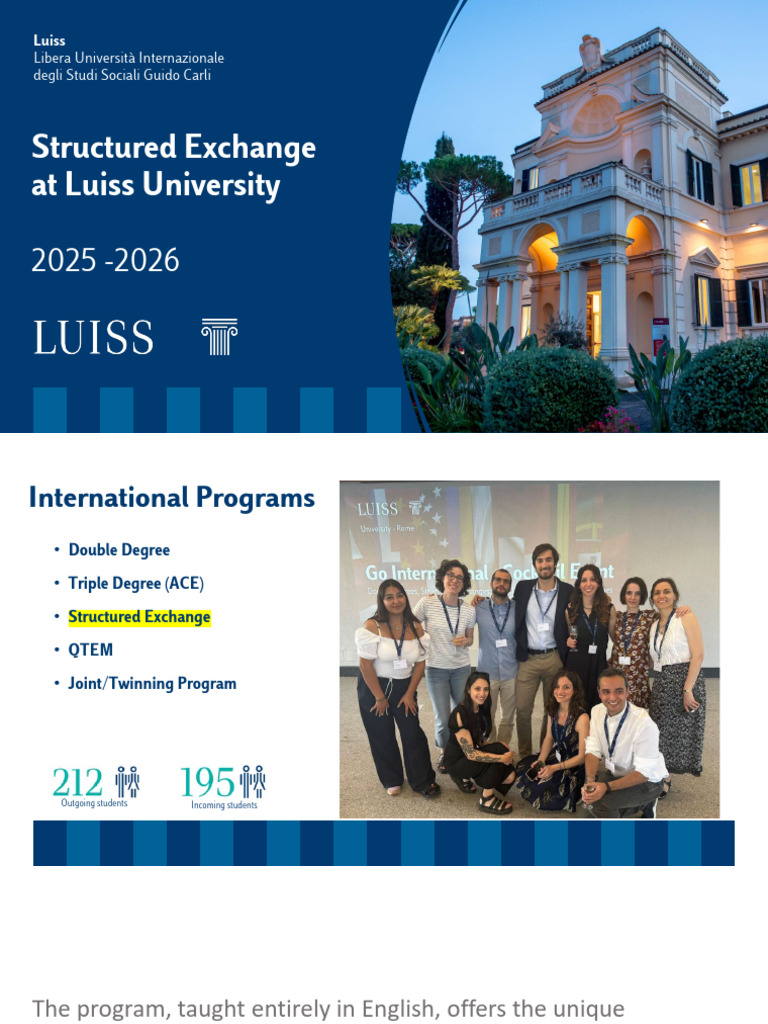Luiss Presentation Pdf