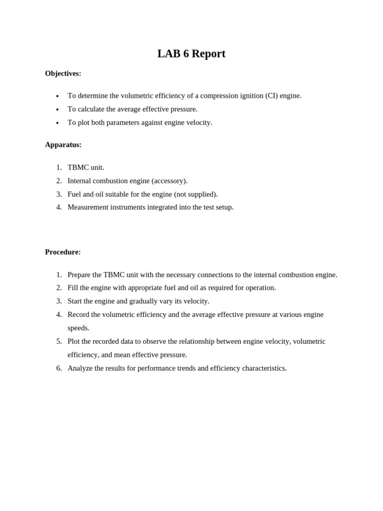 CI Engine Efficiency Analysis Report | PDF
