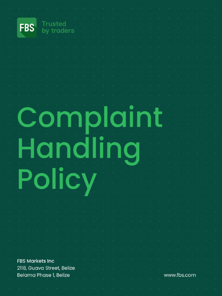 Complaint Handling Policy Overview | PDF | Complaint | Information