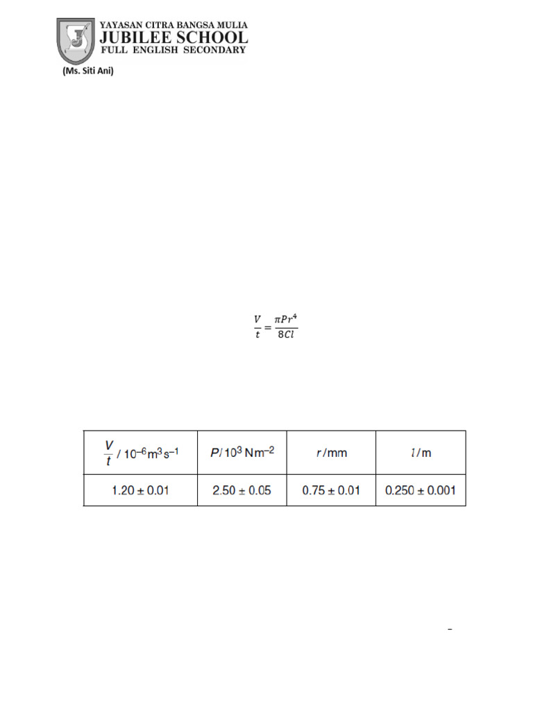 Uncertainty Calculations in Resistance and Fluid Flow | PDF