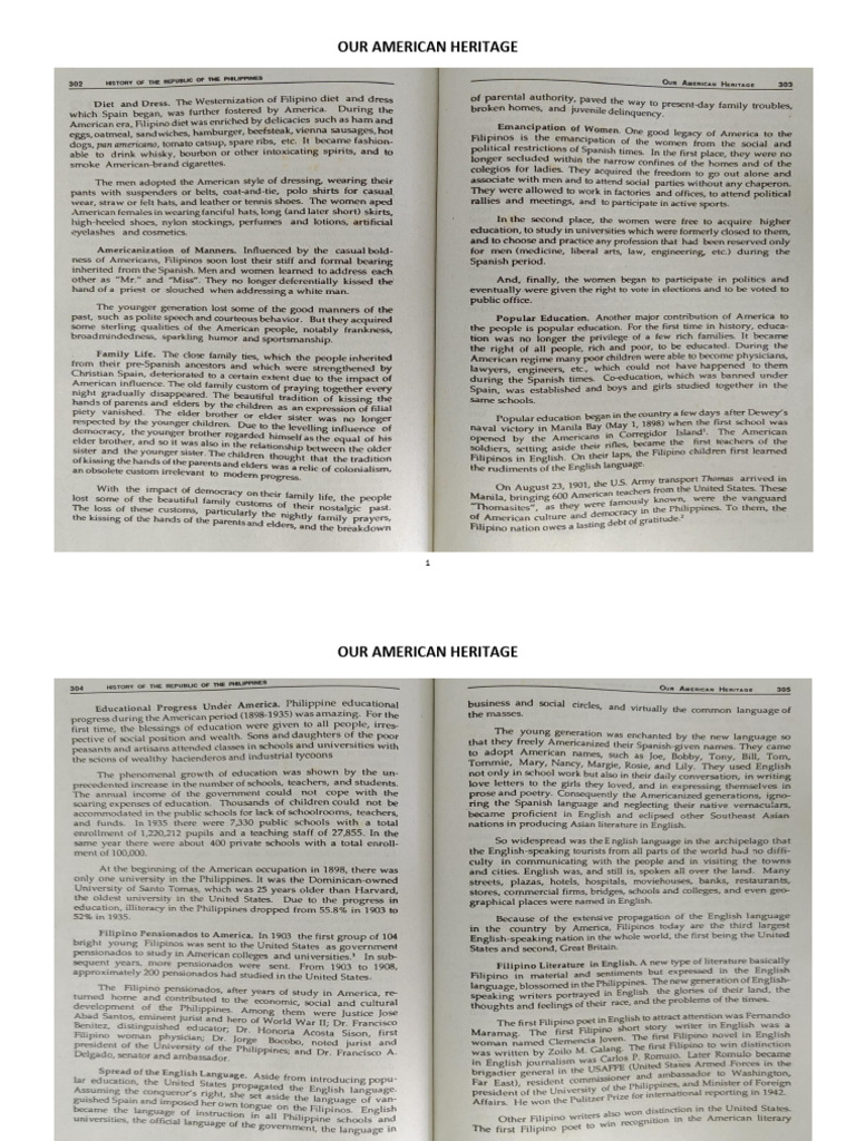 AMRICAN COLONIAL PERIOD - OUR AMERICAN HERITAGE | PDF