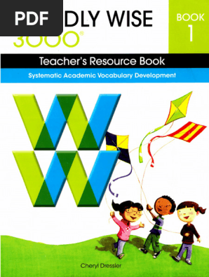 Wordly Wise 3000 Book 1 Teachers Resource Book | PDF