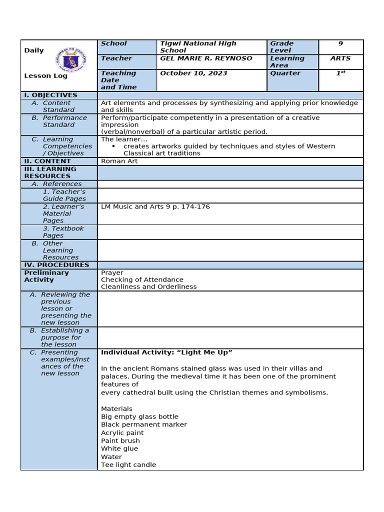 Arts Pdf Learning Cognition