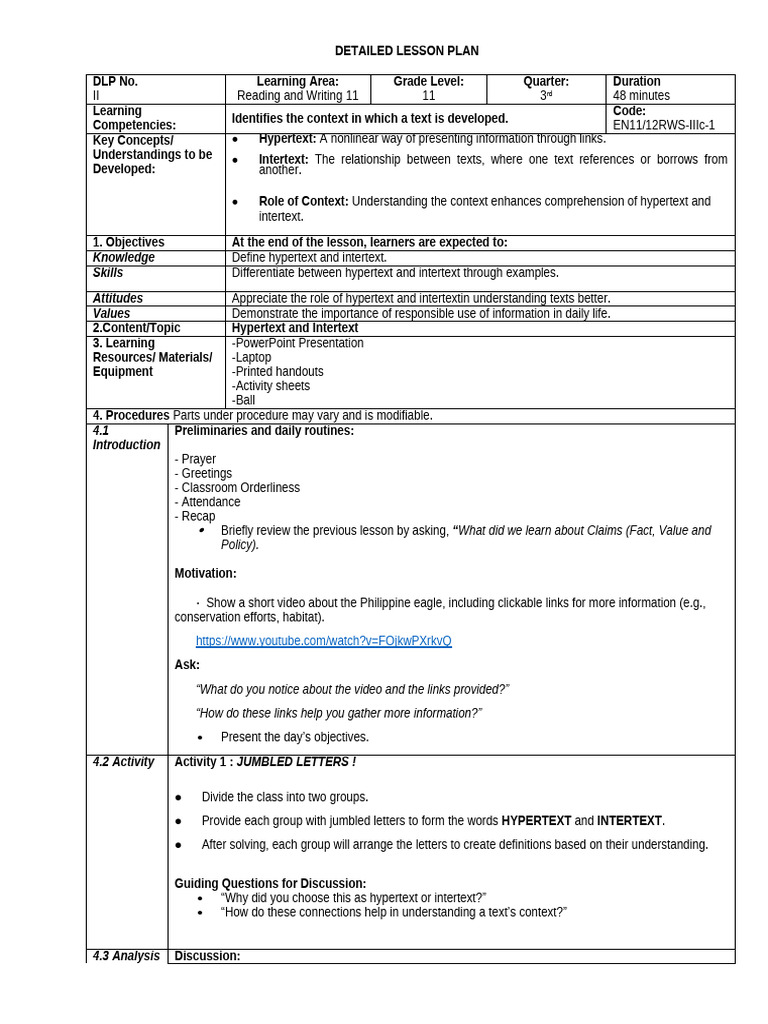 Understanding Hypertext and Intertext | PDF | Intertextuality | Hyperlink