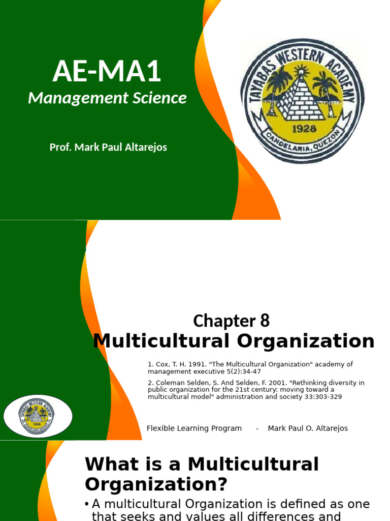 Understanding Multicultural Organizations | PDF | Multiculturalism ...