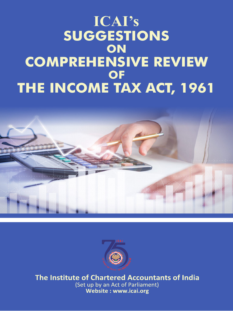 ICAI Suggestion On Direct Tax | PDF | Taxes | Tax Deduction