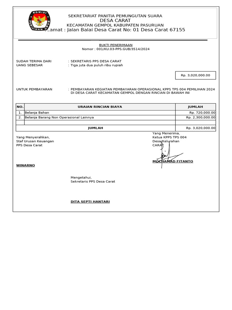 Rev - Format SPJ Kpps (Autorecovered) | PDF