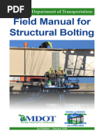 Snug-Tightened Bolt Installation Guide | PDF | Mechanical Engineering