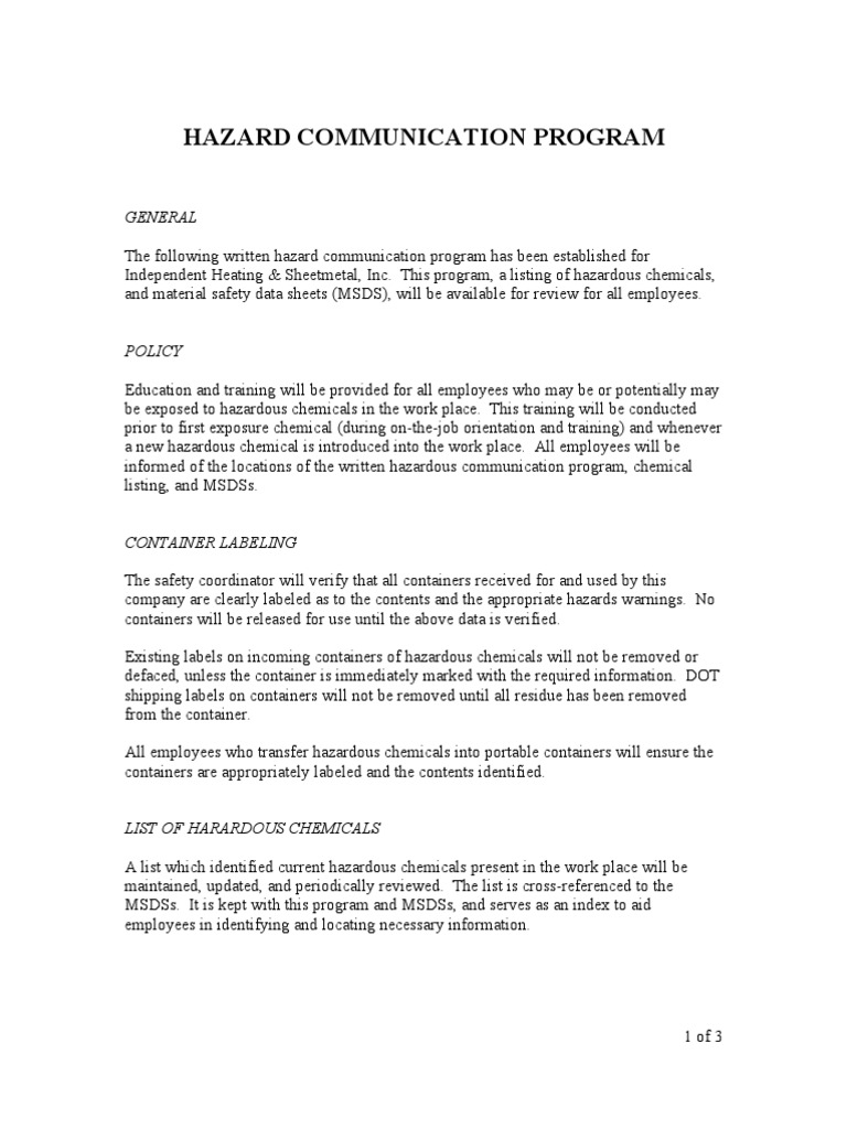 Hazard Control Zones in Workplace Safety | PDF | Business | Technology ...
