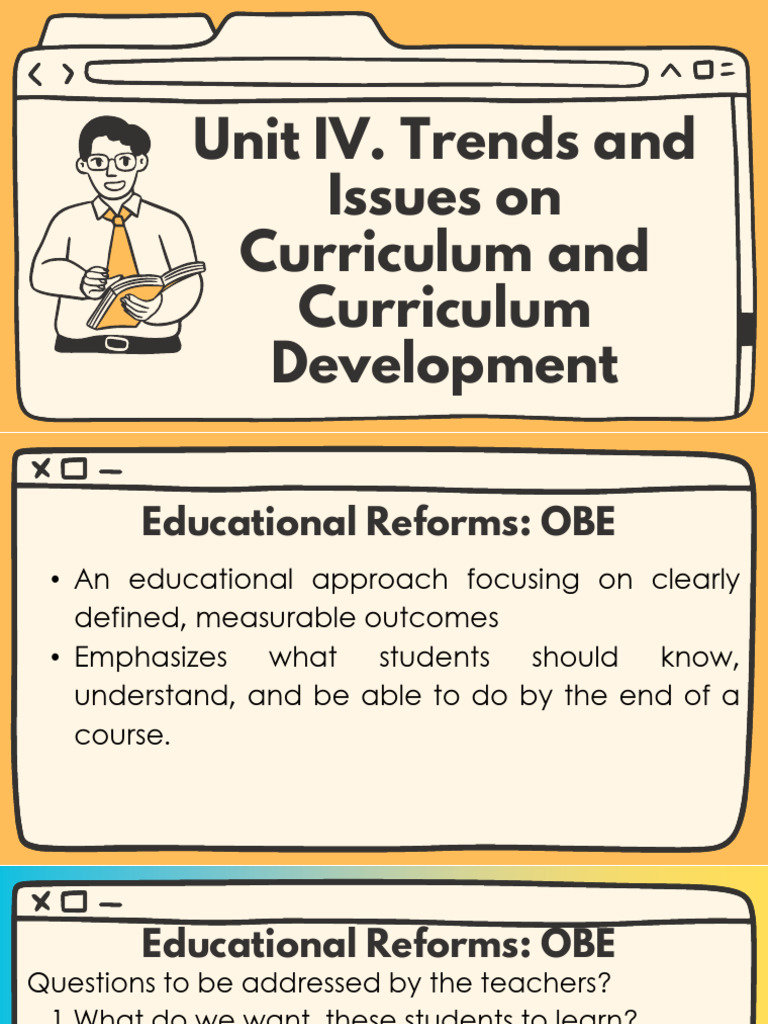 Trends in Curriculum Development | PDF | Educational Assessment | Learning