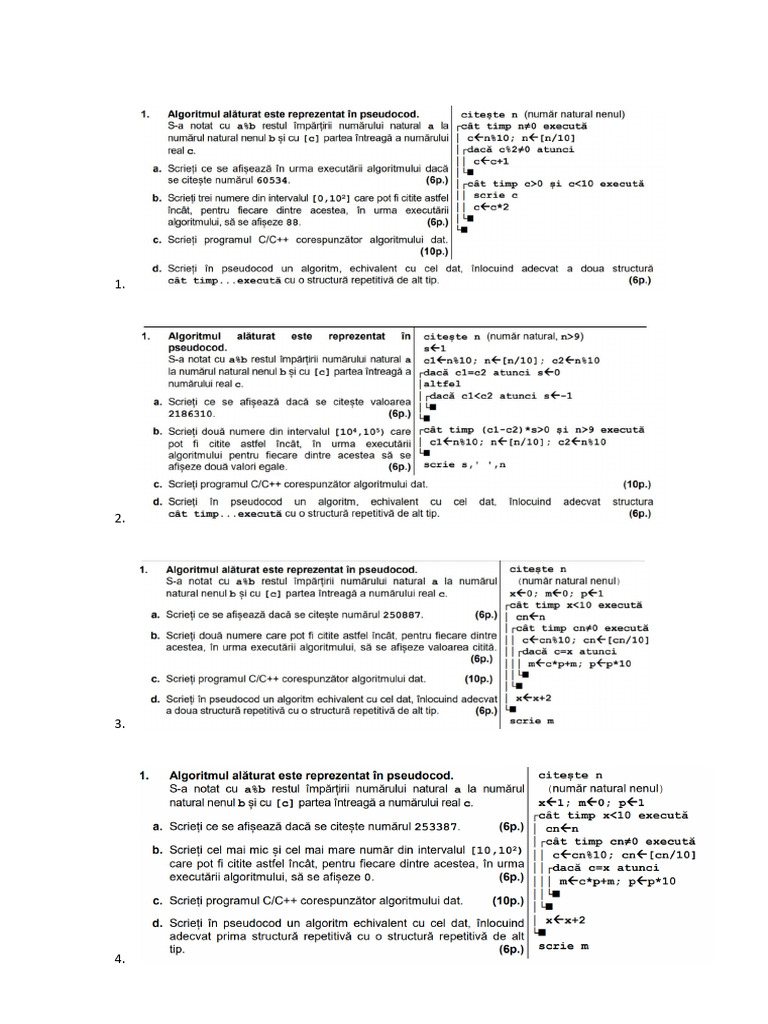 Itemi Structurati | PDF