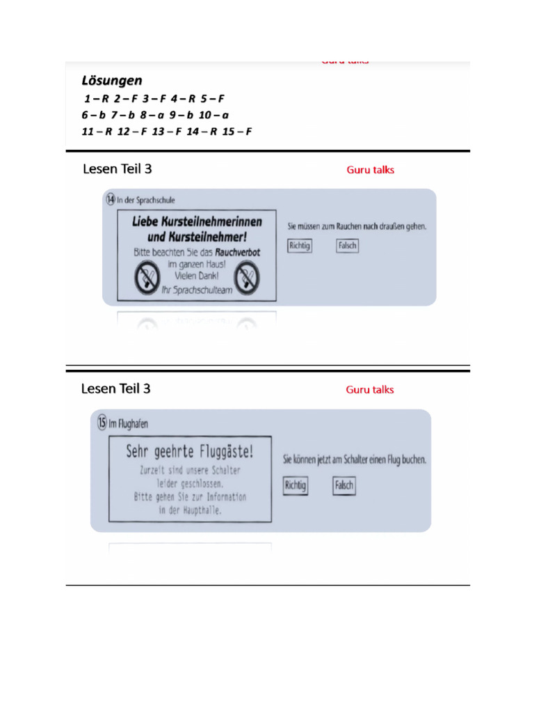 Lesen 3 | PDF