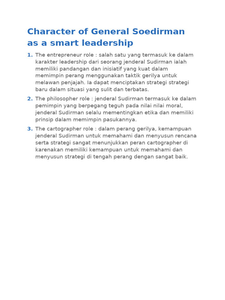 Leadership Character | PDF