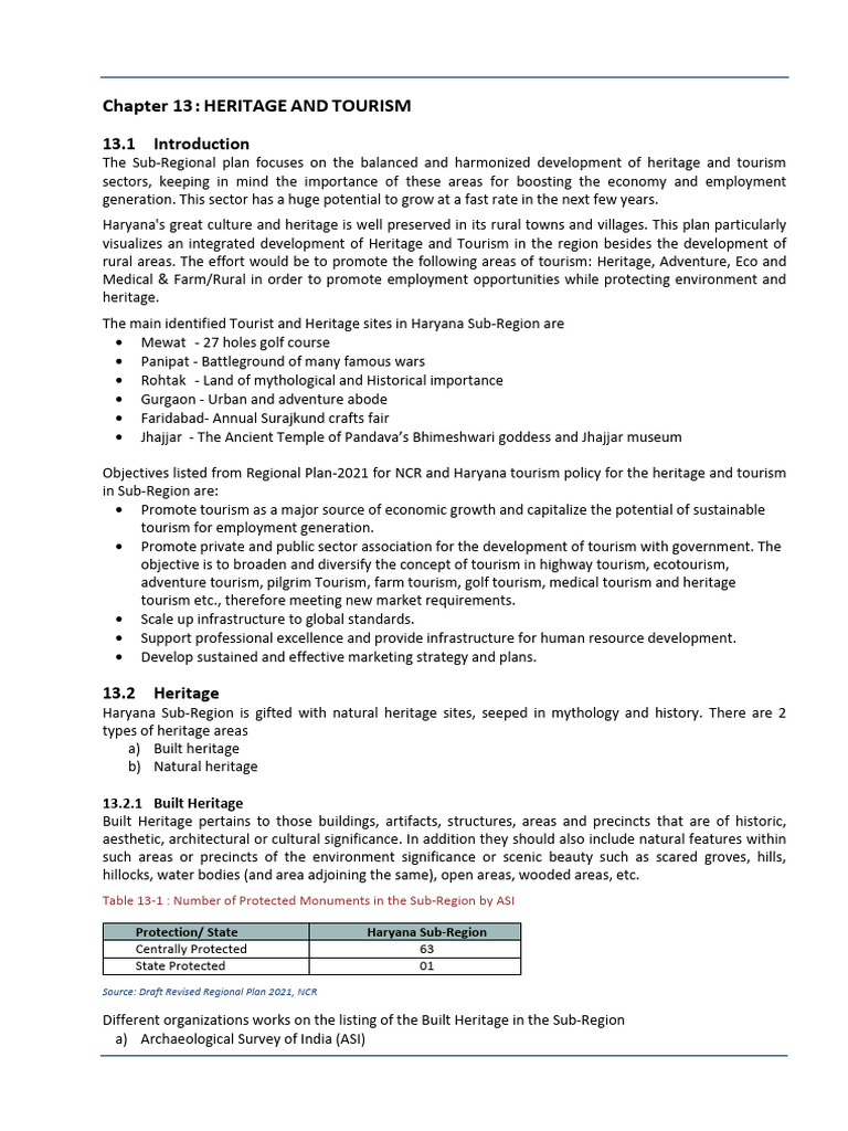 13 Heritage Tourism 1 Pdf Tourism