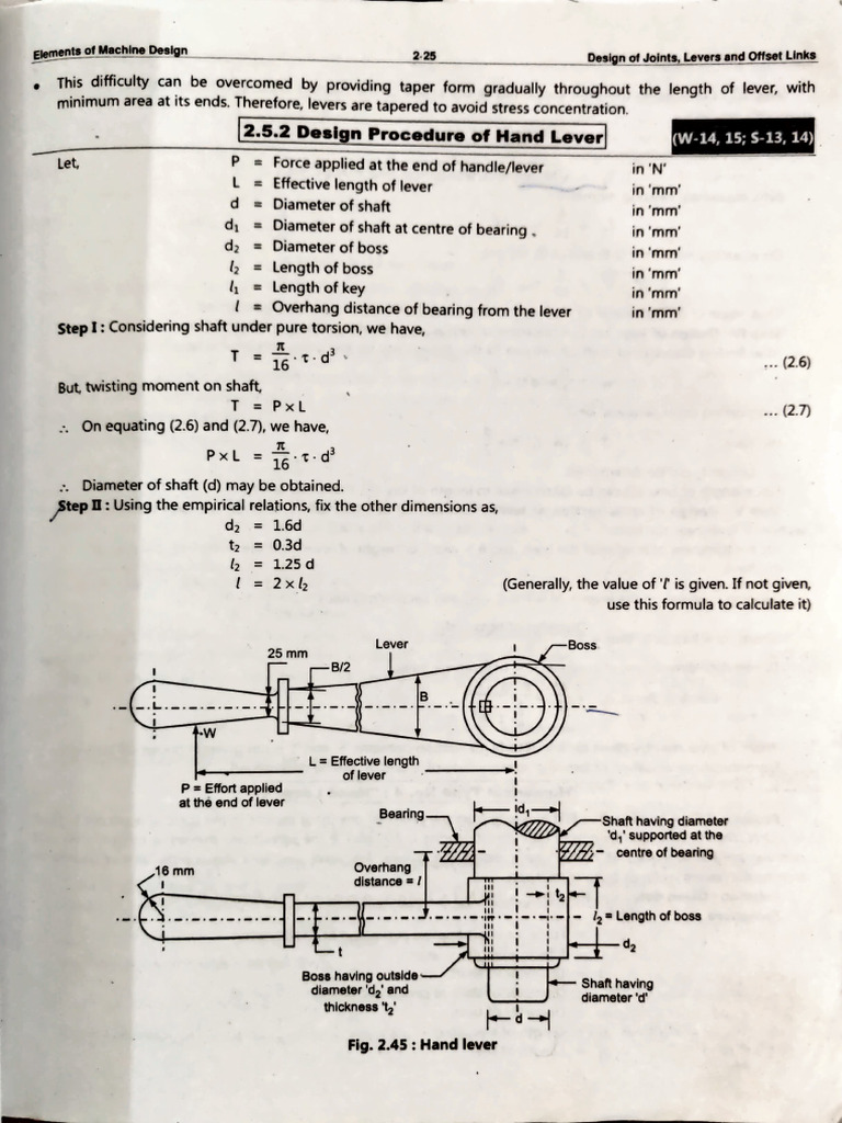 Hand Lever | PDF | Bending | Continuum Mechanics