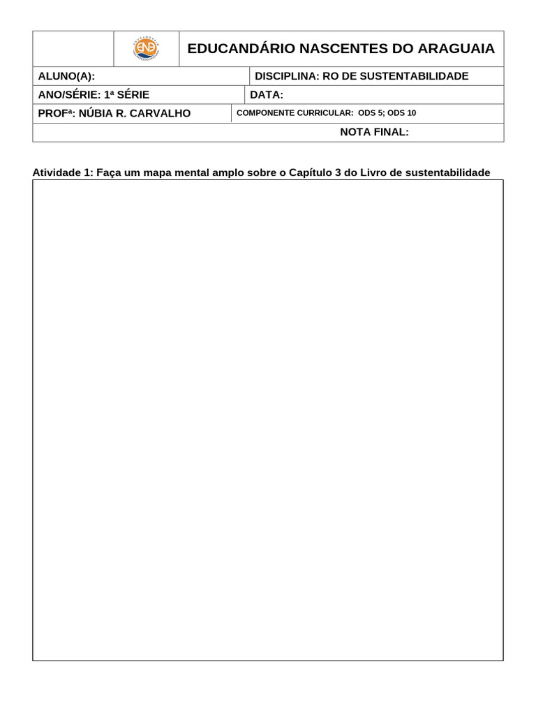 RO 1ªSérie Suste 2º Bimestre (1) | PDF