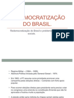Redemocratização Do Brasil