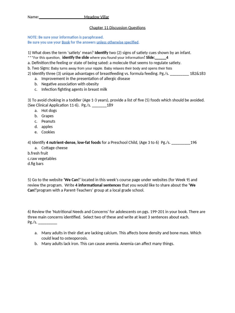 Chapter+11+Discussion+Questions+%28Lutz%29+F22 | PDF