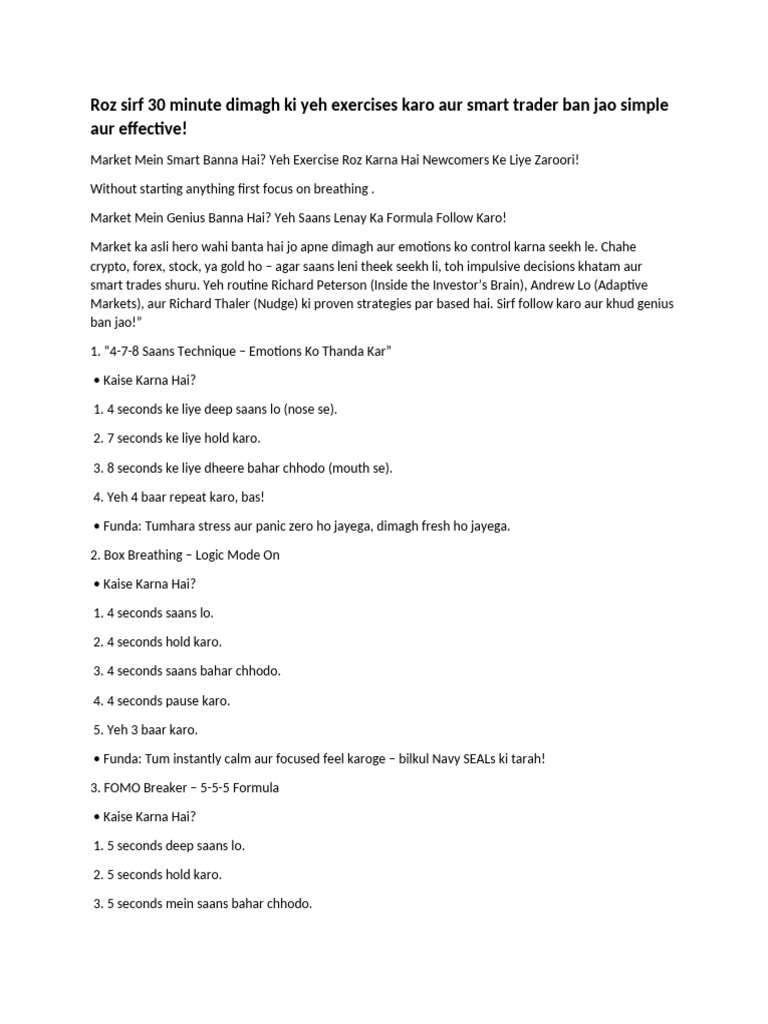 Waqar Zaka Notes-1 | PDF | Caffeine | Futures Contract