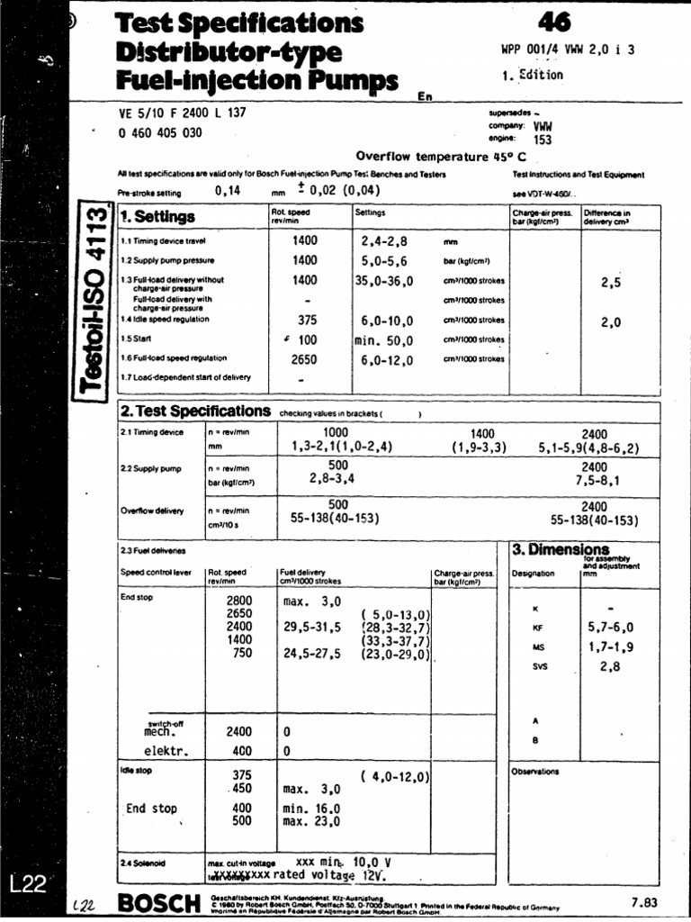 0 460 405 030 | PDF