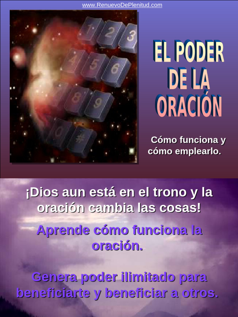 Poder de la Oración en tu Vida | PDF | Oración | Amor