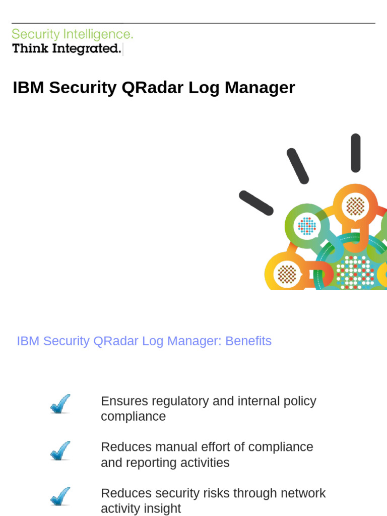 IBM Security QRadar Log Manager Presentation Oct 2014 | PDF | Computing ...