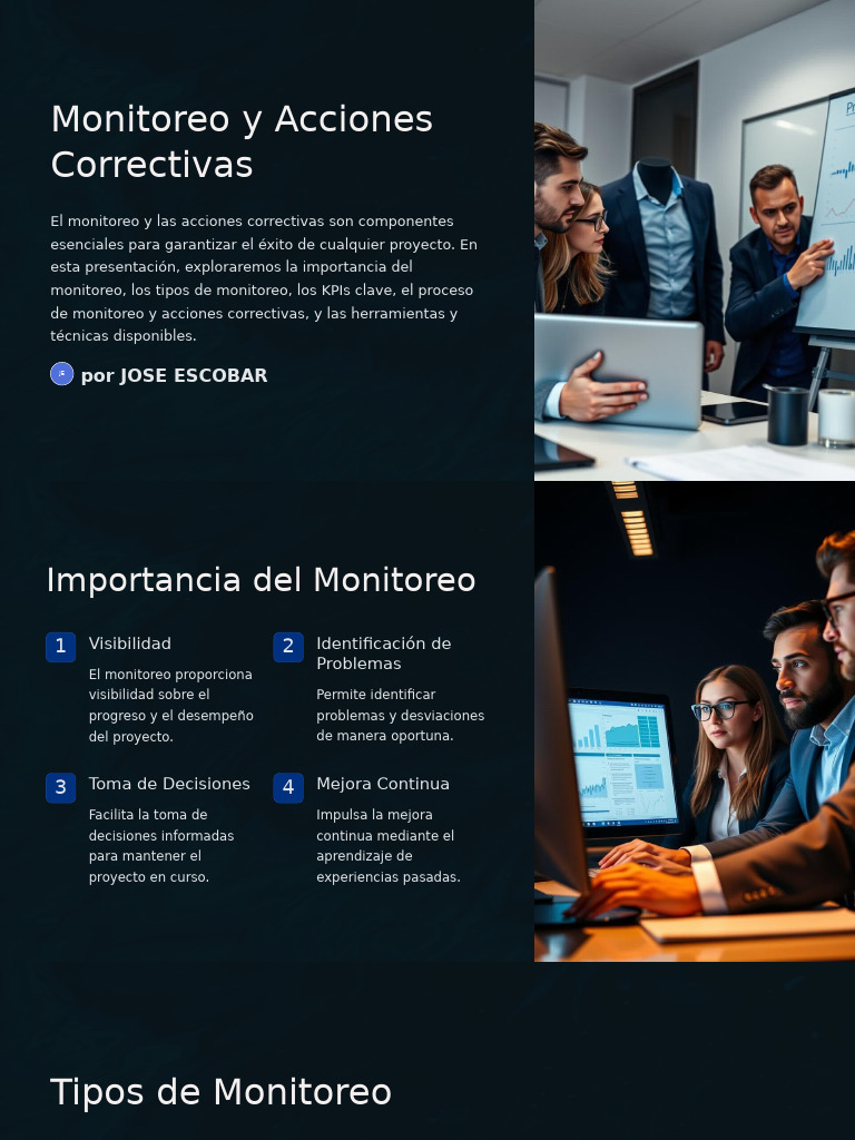 Monitoreo y Acciones Correctivas Efectivas | PDF | Evaluación ...