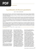 Steen. A problemática da literacia quantitativa