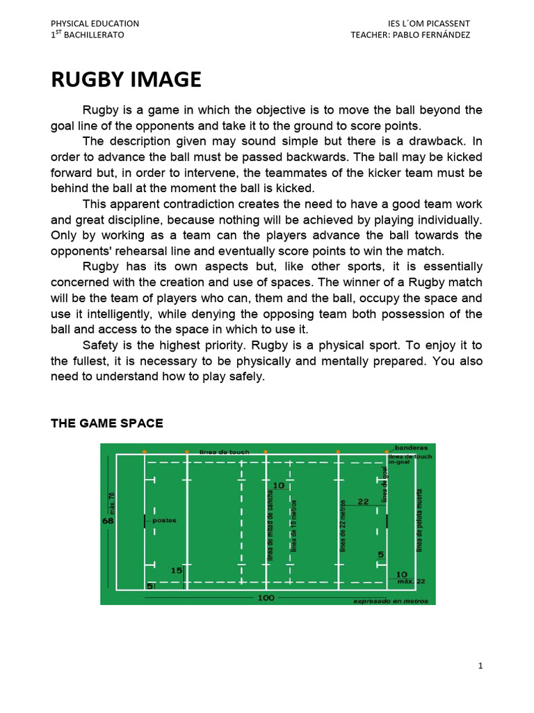 Rugby Ingles (1) | PDF | Athletic Sports | Sport Variants