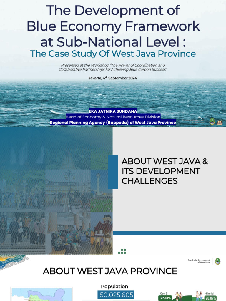 West Java's Blue Economy Framework | PDF | Power Station | Sustainability