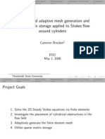 (Presentation) Stokes Flow Finite Element Model