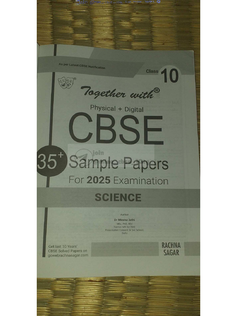 Together with Science Sample Paper Class 10 2024-25 | PDF
