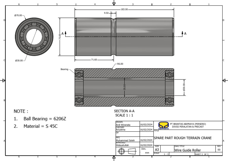 Wire Guide Roller Pdf