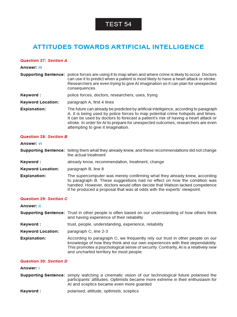 Test 54 attitudes towards artificial intelligence pdf intelligence