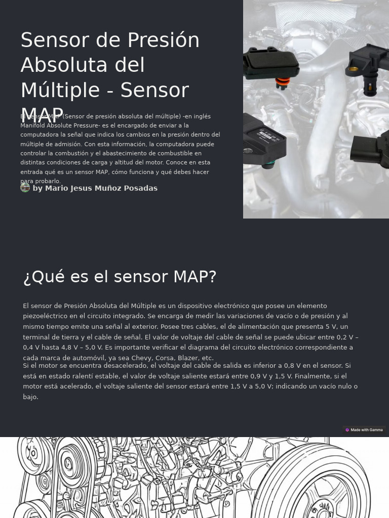 Sensor de Presion Absoluta Del Multiple Sensor MAP | PDF
