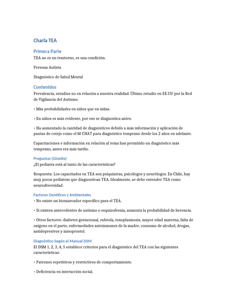 Charla Tea | PDF
