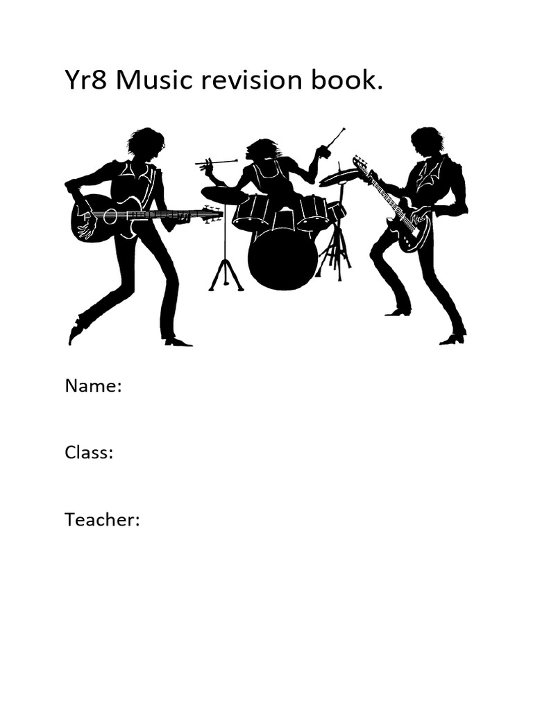 Yr 8 Music Exam Revision Guide | PDF | Music Theory | Musical Compositions