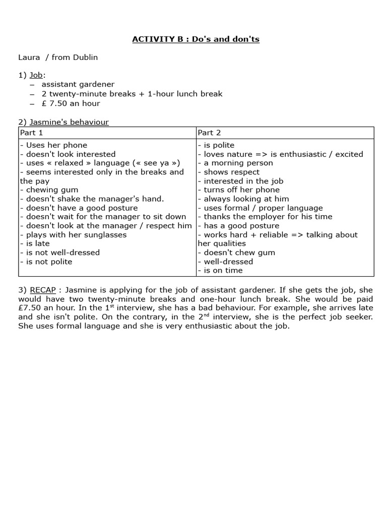 2B. Activity B TE 3B | PDF