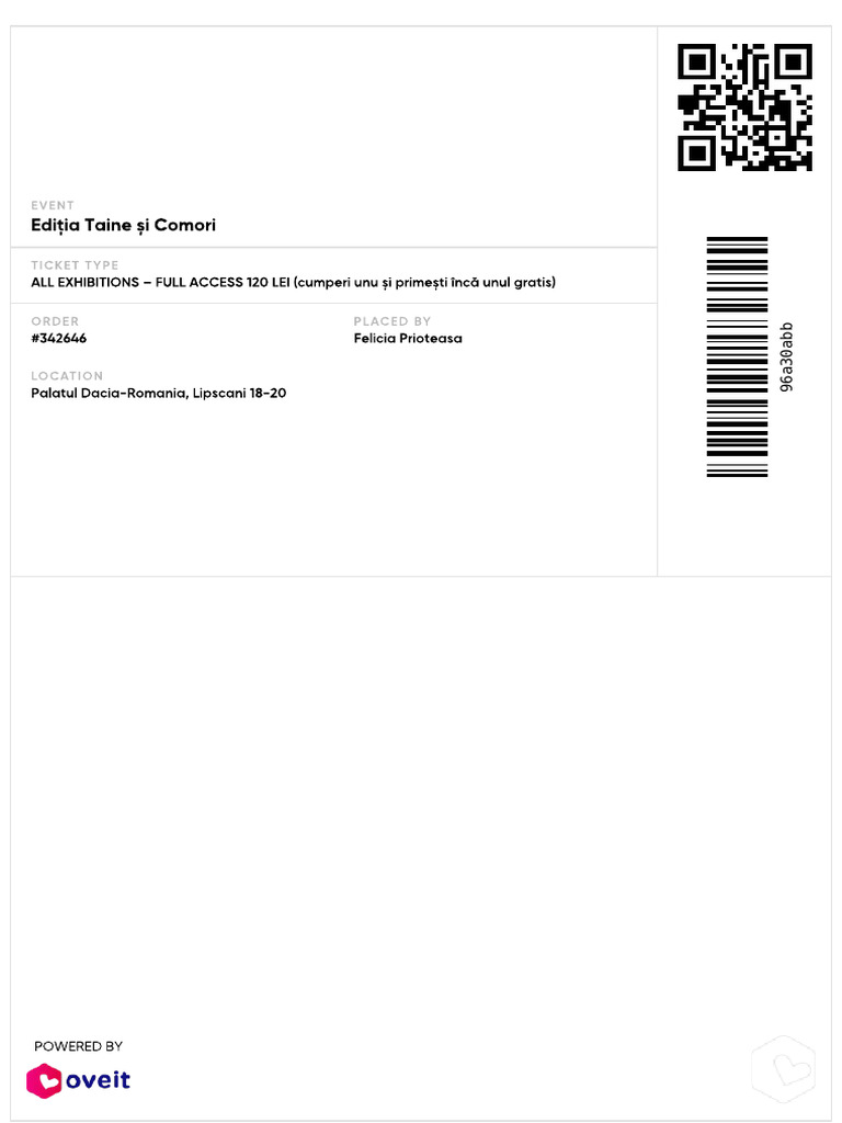 Tickets - Order #342646 | PDF