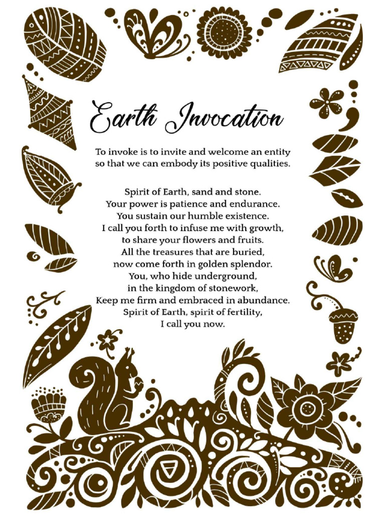 Earth Invocation | PDF