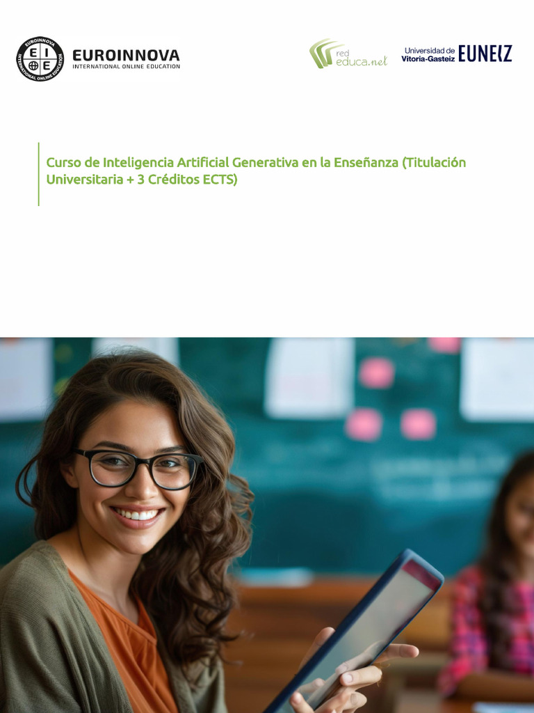 Curso de Ia Generativa en La Ensenanza | PDF | Inteligencia artificial ...