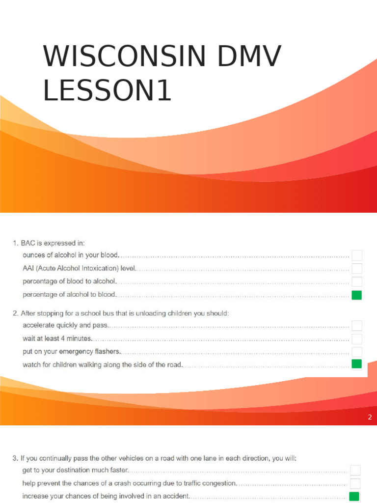 DMV 1 | PDF