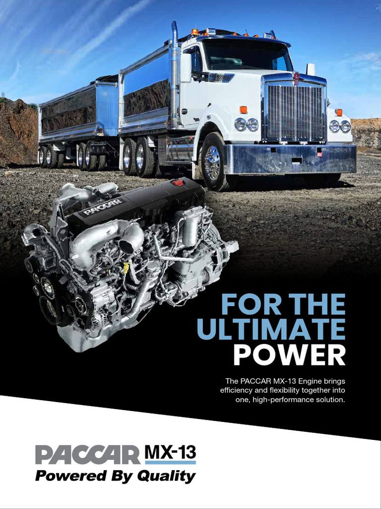 PACCAR MX-13 Engine Overview | PDF | Internal Combustion Engine | Fuel ...