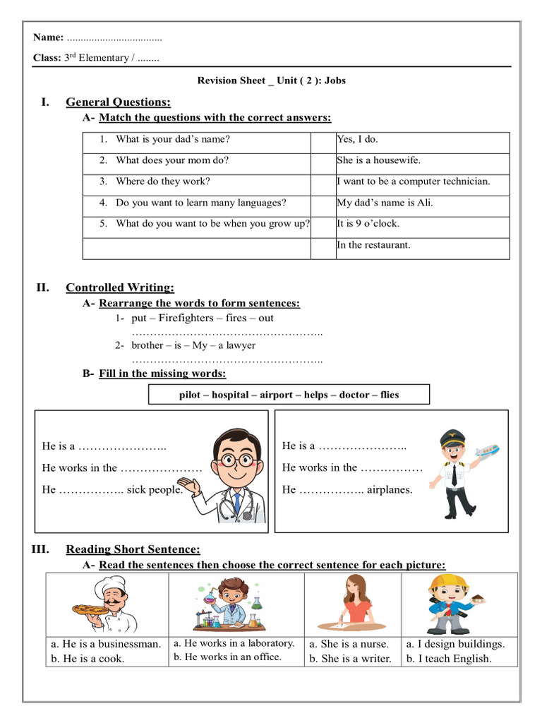 Unit 2 - We Can 3 - 2nd Term | PDF