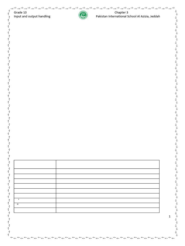 Grade 10 Chapter 3 Pdf Computer Programming Mathematics